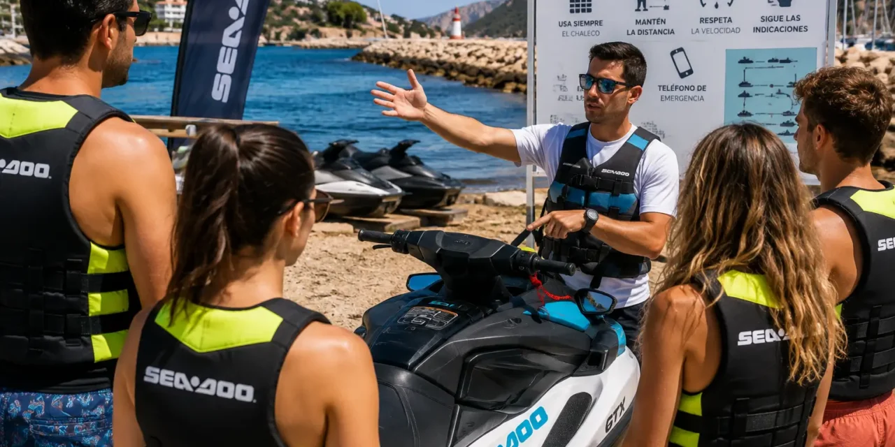 Qué esperar del briefing antes de subir a una moto de agua